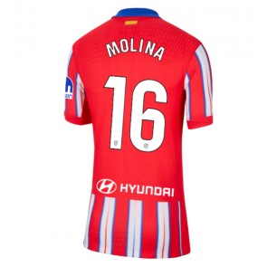 Atletico Madrid Nahuel Molina #16 Dámské Domácí Dres 2024-25 Krátký Rukáv